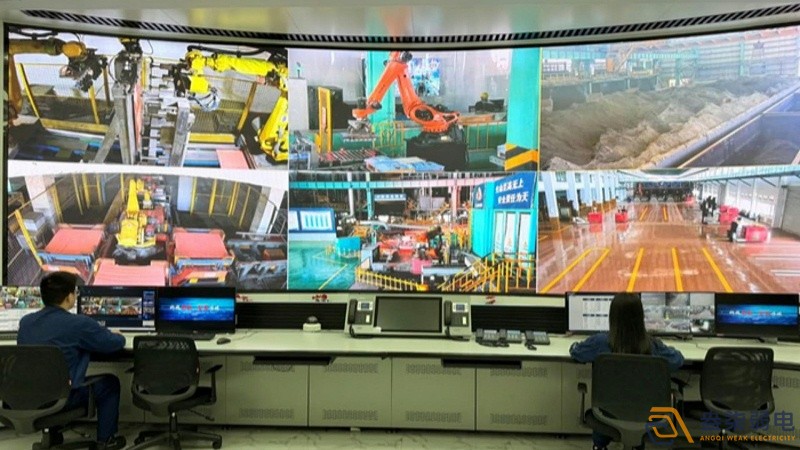 工厂车间生产监控大屏安装