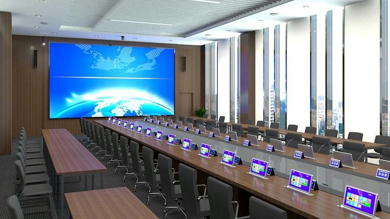 成都安防工程公司：工厂多功能会议室LED显示屏优点