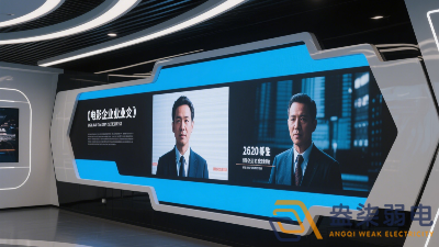 企业文化展厅中LED显示屏的应用